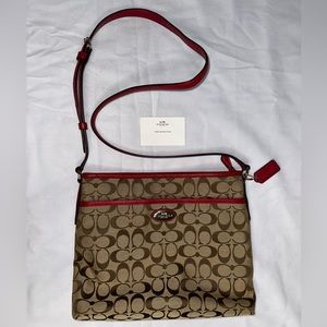 COACH Signature File Crossbody Bag